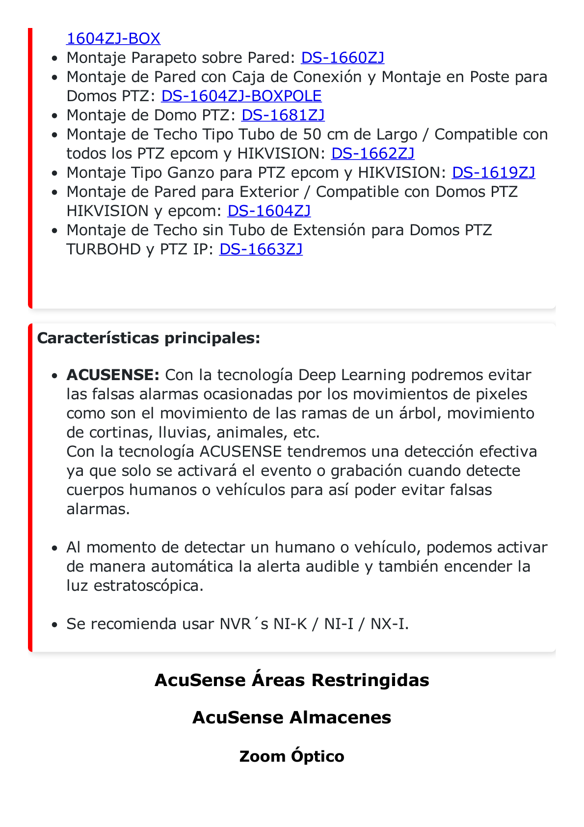 [ PROTECCIÓN ACTIVA ] Domo PTZ IP 8 Megapixel / 25X Zoom / 200 mts IR / ACUSENSE (Evita Falsas Alarmas) / IP66 / IK10 / Alerta Audible y Luz Estroboscópica / Autoseguimiento 2.0 / Hi-PoE / DARKFIGHTER / Rapid Focus / microSD