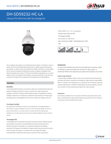 Camara Dahua DH-SD59232N-HC-LA PTZ de 2 mpx 32 x de zoom optico IR 150 m audio alarma IP67