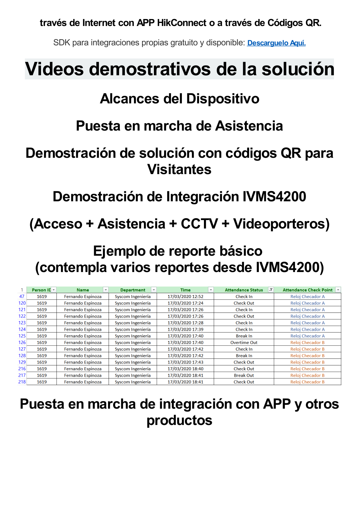 Terminal WIFI de Reconocimiento Facial ULTRA RÁPIDO y lectura de CÓDIGOS QR / Asistencia + Control de Acceso / Soporta APP de Hik-Connect (P2P) / Hasta 1.5 Mts de Reconocimiento Incluso en Movimiento