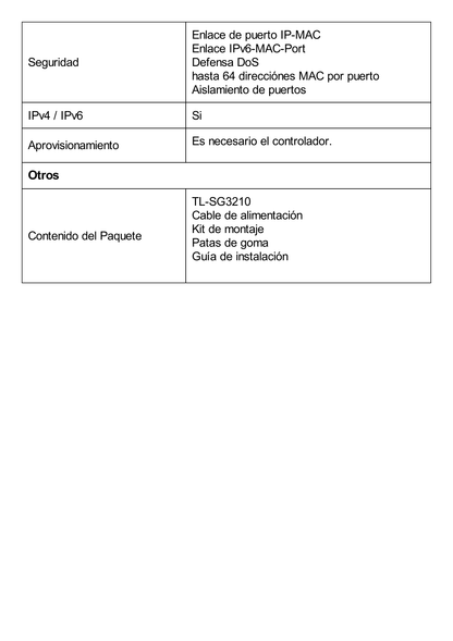 Switch Omada SDN Administrable 16 puertos 10/100/1000 Mbps / 8 Puertos PoE Inteligente af/at / Administración centralizada OMADA SDN / Presupuesto PoE 120W