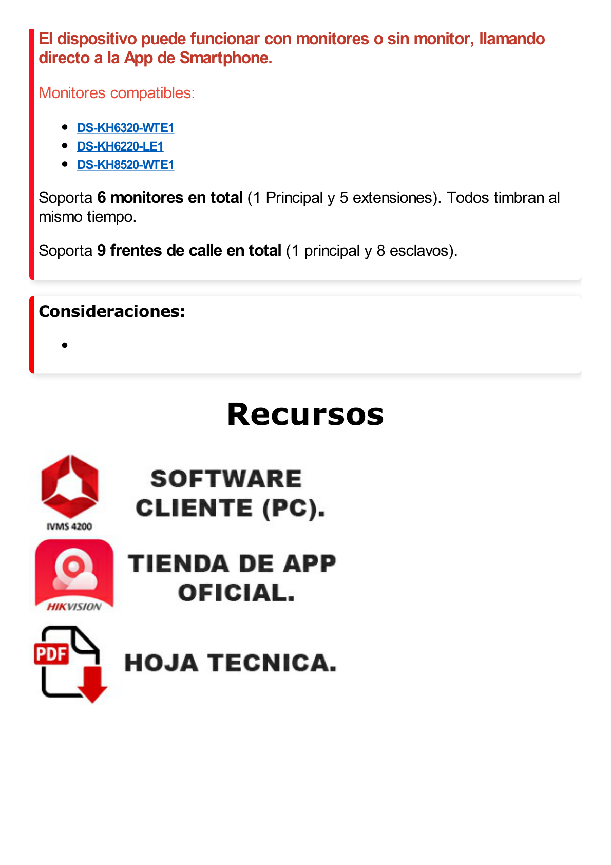 Frente de Calle IP 2 Megapixel / Uso Rudo / Antivandálico IK09 y Exterior IP65 / PoE Estándar / 3 mts IR / Compatible con Monitor IP HIKVISION o Llamada Directo a App